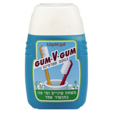 Зубная паста и ополаскиватель 2-в-1 голубой Гам-Вегам Blue (Unique product Mouthwash+Toothpaste in 1 bottle) Gum-V-Gum 120 мл